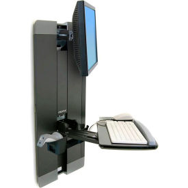 60-609-195 StyleView Vertical Lift for Patient Room, Black