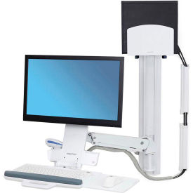 StyleView Sit-Stand Combo System, White