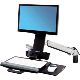 45-266-026 Sit-Stand Combo Arm, Polished Aluminum