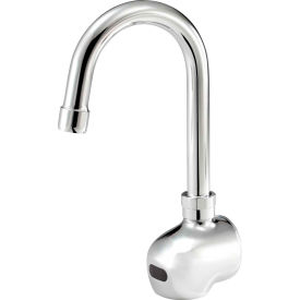 6" Wide Gooseneck Wall Mount Electronic Faucet