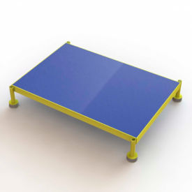 36 X 24 Inch Adjustable Height Steel Work Platform, 5"H To 8"H