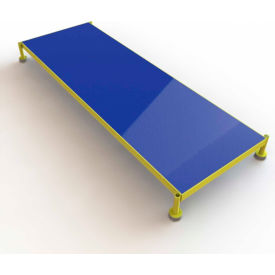 72 X 24 Inch Adjustable Height Steel Work Platform, 5"H To 8"H