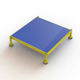 Adjustable Height Steel Work Platform, 24 X 24 Inch, 5"H To 8"H