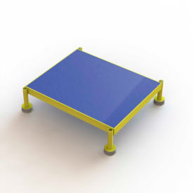 Adjustable Height Steel Work Platform, 24 X 19 Inch, 5"H To 8"H