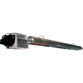 Propane Gas Infrared Straight Tube Heater, 30' Tube Length, 60000 BTU
