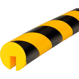 Bumper Guard, B+ Edge, 39"L x 2"W, Black/Yellow