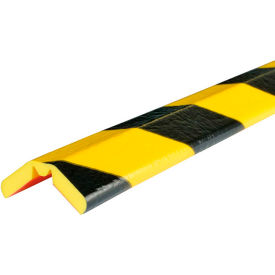 Bumper Guard, W, 39"L x 2"W, Black/Yellow
