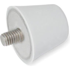 Silicone Conical Vibration/Shock Absorption Mount - M6 x 1.0 x 25mm Thread - 103 N Max Load