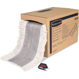 40' Cut to Length Cotton Dust Mop, White