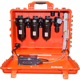 Breather Box, 100 CFM, 8 Outlets, Schrader Fitting