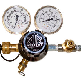 Dual-Gauge Breathing Air Regulator, Hansen Fitting, Maximum Pressure: 3000 PSI
