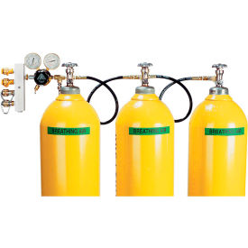 3-Cylinder Breathing Air Cascade Assembly, 4500 PSI, Schrader