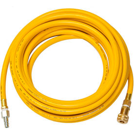 100' x 1/2" Breathing Air Rated Hose, Hansen Fittings
