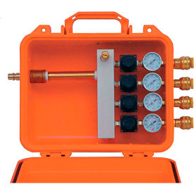 4-Outlet Remote Point-of-Attachment Box, Independent Regulator, Hansen Fitting