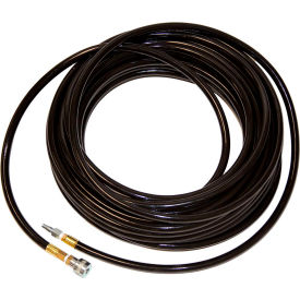 100' x 3/8" Breathing Air Rated Hose, Hansen Fittings