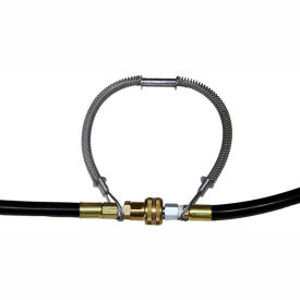 Air Systems Hose-to-Hose Whip Check Safety Cable, Fits 1/2"-1-1/4" OD, 20" L