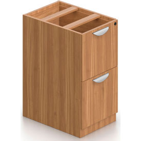 2 Drawer Pedestal in Walnut - Executive Modular Furniture