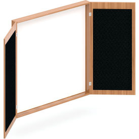 Visual Board Cabinet - 48" W x 48"D - Walnut