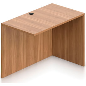 Return Desk - 42"W x 24"D x 29-1/2"H - Walnut
