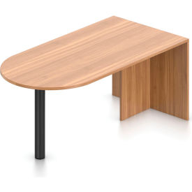 Peninsula - 71"W x 36"D x 29-1/2"H - Walnut