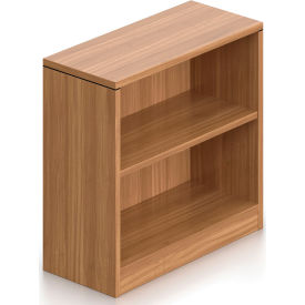 1 Shelf Bookcase in Walnut - Executive Modular Furniture