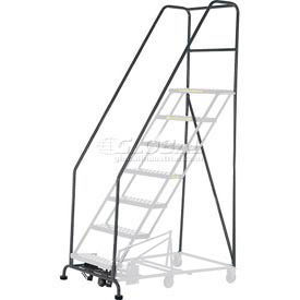 42"H CAL-OSHA Handrail/Base Kit- 10 To 12 Step, Yellow