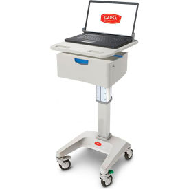 LX5 Non-Powered Laptop Cart, One 6" Drawer, 45 lbs. Weight Capacity