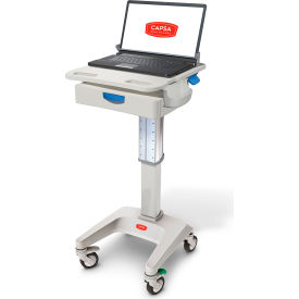LX5 Non-Powered Laptop Cart, One 3" Drawer, 35 lbs. Weight Capacity