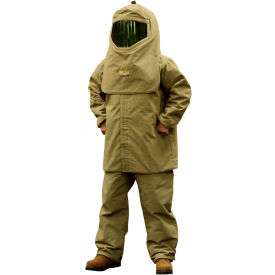 Lightweight HRC 4 Arc Clothing Kit (35" coat, overalls, hood, hard hat, bag), TTK44-L