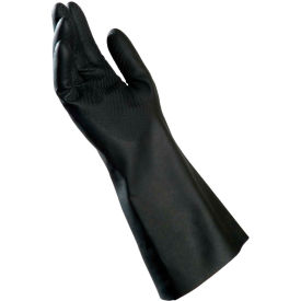 Chemical Resistant Butyl Gloves, Supported, 14" L, Size 10