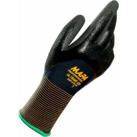 Ultrane 525 Grip & Proof Nitrile 3/4 Coated Gloves, Light Weight, 1 Pair, Size 7, 525417