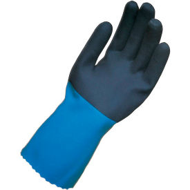 Stanzoil Neoprene Gloves, 12" L, Medium Weight, 1 Pair, Size 9, 334949