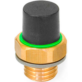 Brass Breather Valve with Plastic Cap - M12 x 1.5 Thread