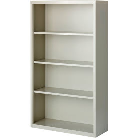 4 Shelf Bookcase 34-1/2"W x 13"D x 60"H, Gray