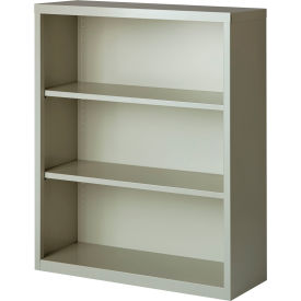 3 Shelf Bookcase 34-1/2"W x 13"D x 42"H, Gray