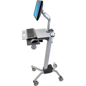 Neo-Flex LCD Cart, 26 lbs. Capacity, Two-Tone Gray