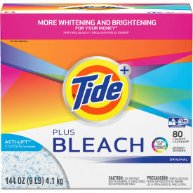 Tide Laundry Detergent with Bleach Powder, 144 oz. Box, 2 Boxes