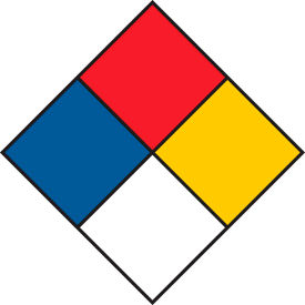 National Fire Protection Association Hazardous Materials Label, 5"W x 5"H