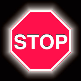 Premium Stop Sign, Aluminum, 18"W X 18"H