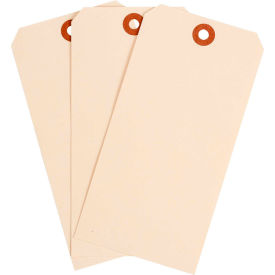 Blank Tag, Manila, 6-1/4" X 3-1/8", 1000/Pkg, Cardstock, 3-1/8"W x 6-1/4"