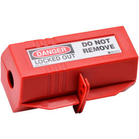 Plug Lockout 220/550 Volt With Danger Label, Polypropylene, 4-5/8"W x 2"H
