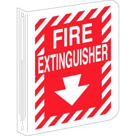 Fire Extinguisher "L" Sign, Polyethylene, 9"W x 12"H