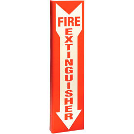 Fire Extinguisher "L" Sign, Tall, Plastic, 4-1/2"W x 18"H