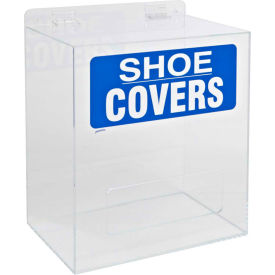 Shoe Cover Dispenser, Acrylic, 12"W x 14"H