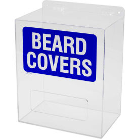 Beard Cover Dispenser, Acrylic, 12"W x 14"H