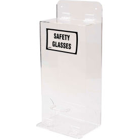 MVSDL Deluxe Safety Glasses Holder With Lid, Acrylic, 8"W x 18"H