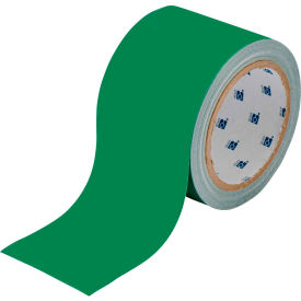 104315 ToughStripe Floor Marking Tape, Polyester, 2"W X 100'L, Green