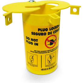 PLO23 3-In-1 Plug Lockout, Thermoplastic, 5-3/16"W x 6-1/4"H