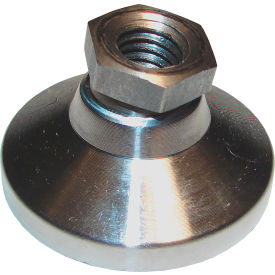 Standard Metric Leveling Mount - Steel - M12 x 1.75 Thread - 48mm Dia. x 29mm H - 2250 Kg Capacity