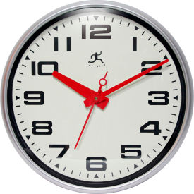 15" Round Lexington Avenue Wall Clock - Silver